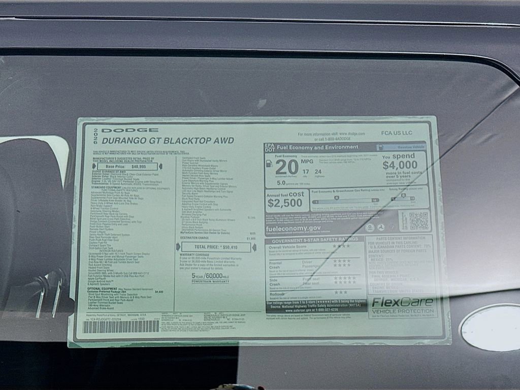 New 2026 Dodge Durango GT image 21
