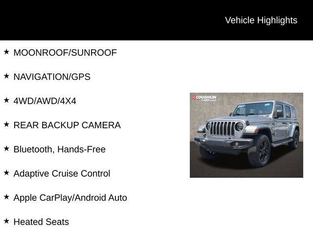 Used 2021 Jeep Wrangler Unlimited Sahara AWD/4WD image 2