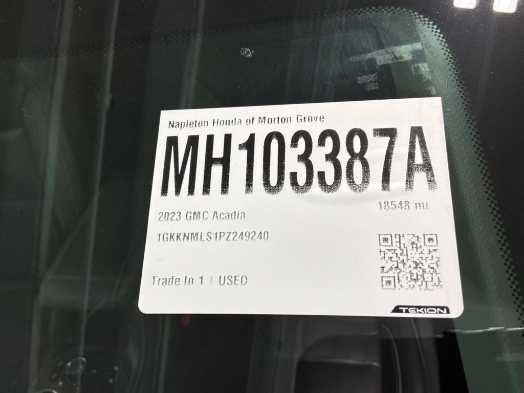 Used 2023 GMC Acadia SLT w/ Elevation Edition FWD image 34