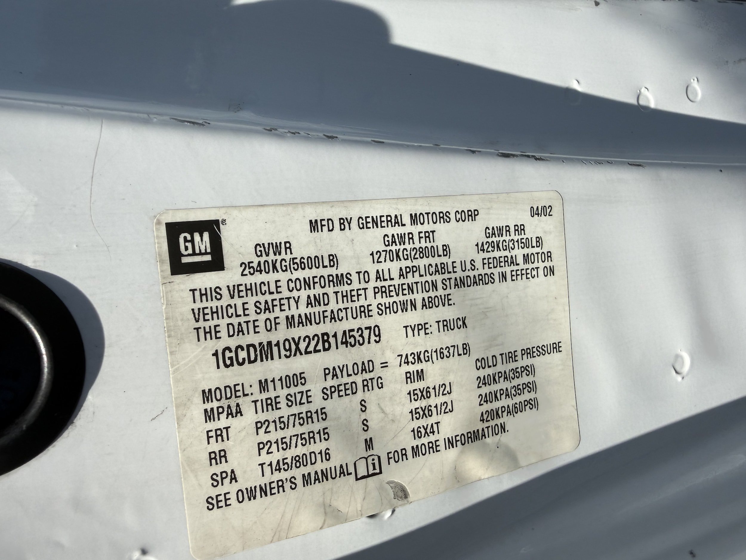 Used 2002 Chevrolet Astro RWD image 19