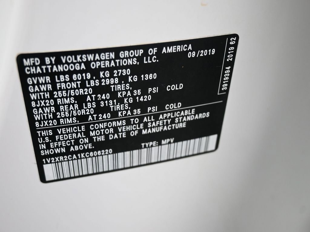 Used 2019 Volkswagen Atlas SE AWD/4WD image 20