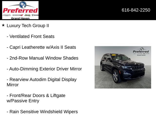 Used 2024 Jeep Grand Cherokee Limited w/ Luxury Tech Group II AWD/4WD image 6