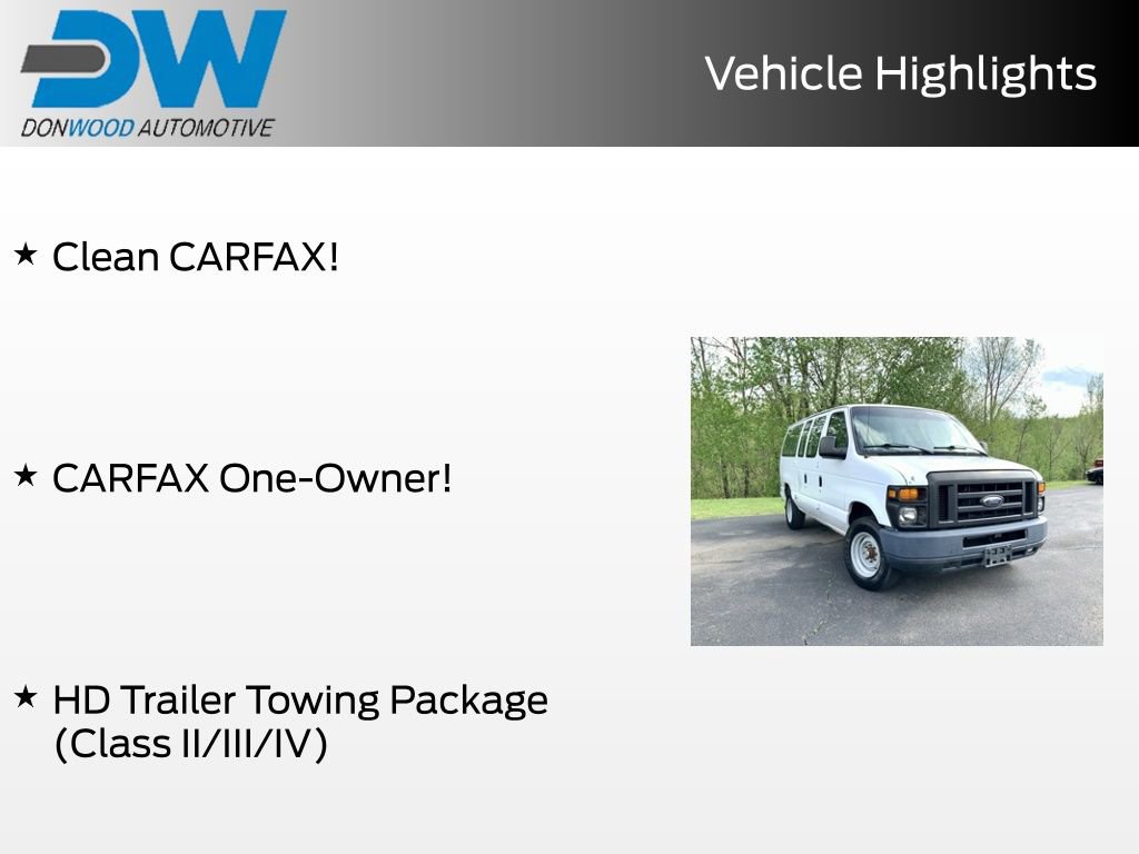 Used 2012 Ford E-350 and Econoline 350 XL w/ PWR Windows & Locks Group RWD image 3