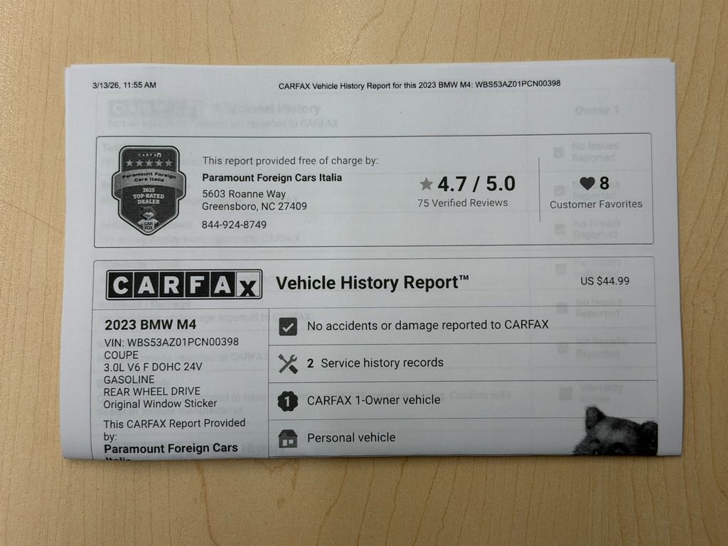 Used 2023 BMW M4 Coupe w/ Executive Package RWD image 36