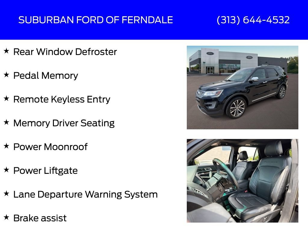 Used 2016 Ford Explorer Platinum AWD/4WD image 9