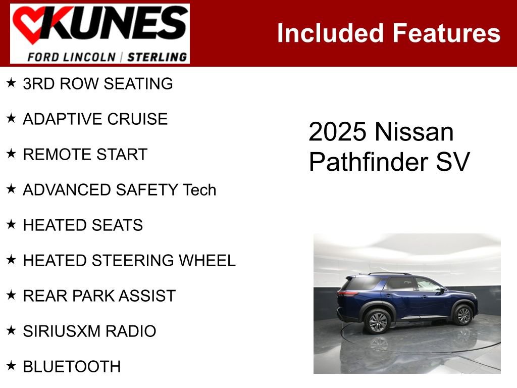 Used 2025 Nissan Pathfinder SV AWD/4WD image 2