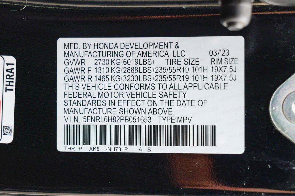 Used 2023 Honda Odyssey Touring image 62