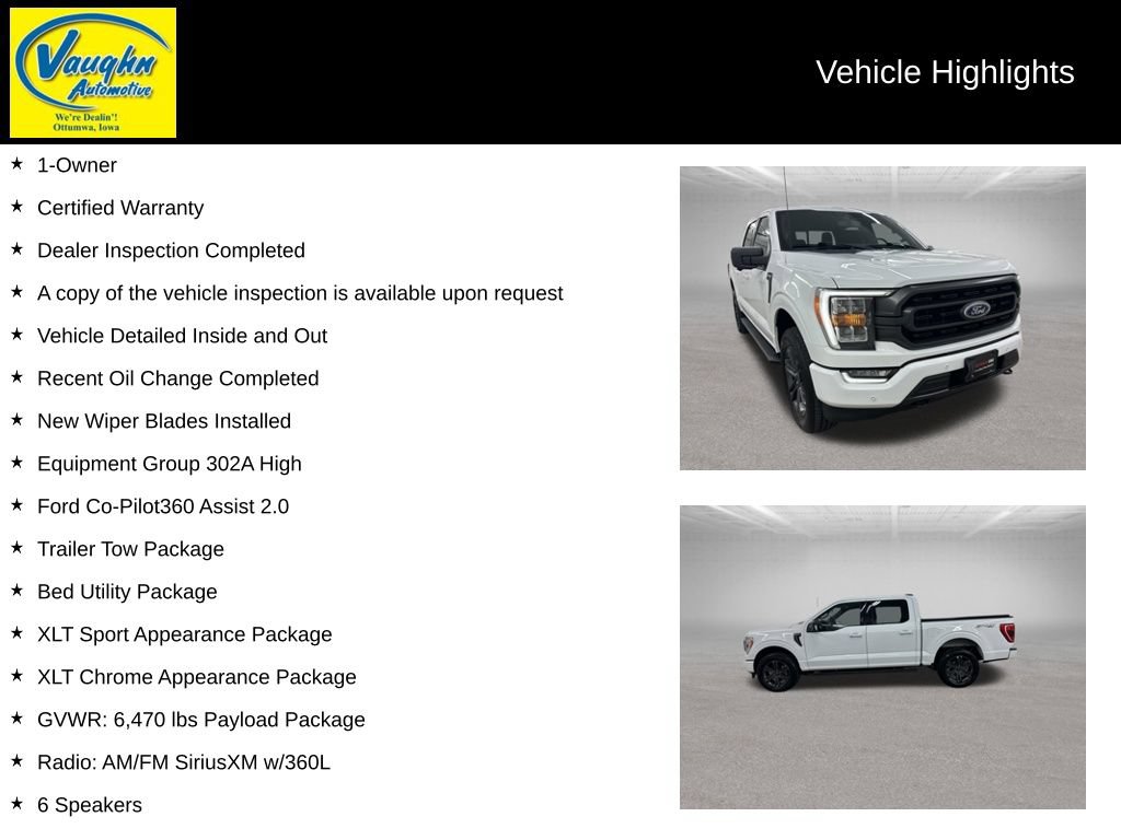 Used 2023 Ford F150 XLT w/ Equipment Group 302A High AWD/4WD image 2