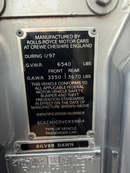 Used 1997 Rolls-Royce Silver Dawn image 22