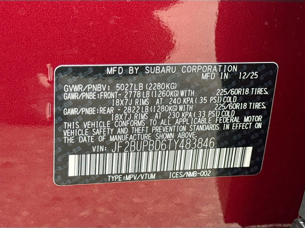 New 2026 Subaru Outback Premium image 41