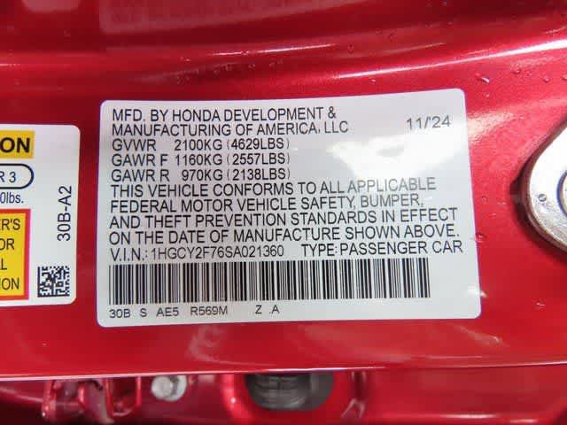 Certified 2025 Honda Accord Sport image 28