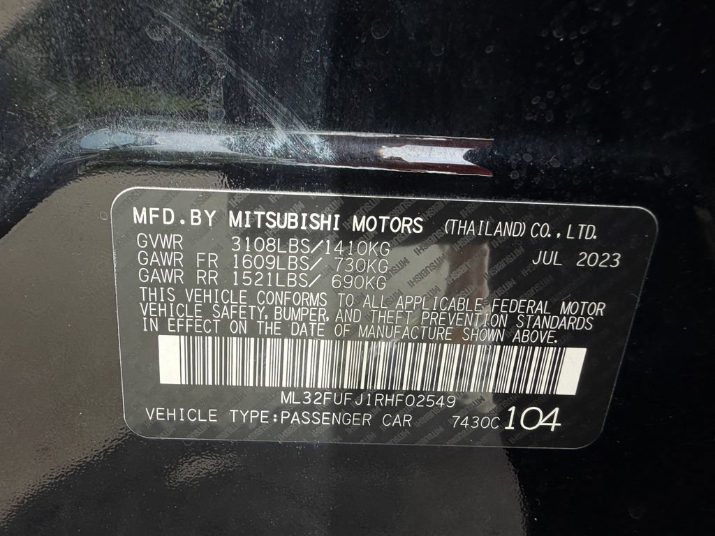 Used 2024 Mitsubishi Mirage G4 Black Edition FWD image 29