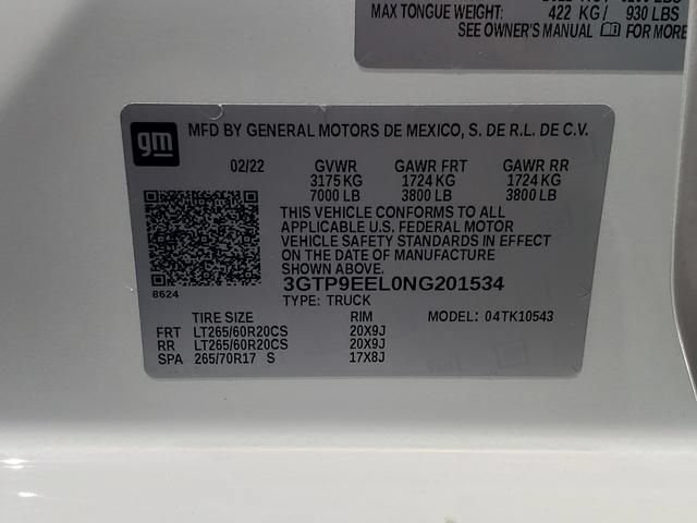 Used 2022 GMC Sierra 1500 AT4 w/ AT4 Preferred Package AWD/4WD image 26