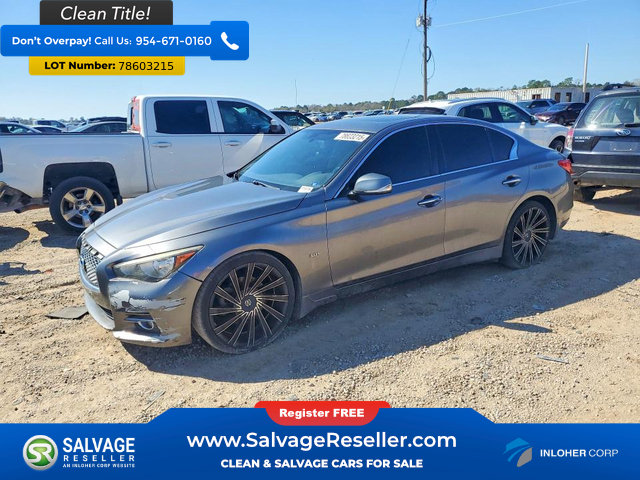 Used 2017 INFINITI Q50 Signature Edition w/ Cargo Package (L95) RWD image 1