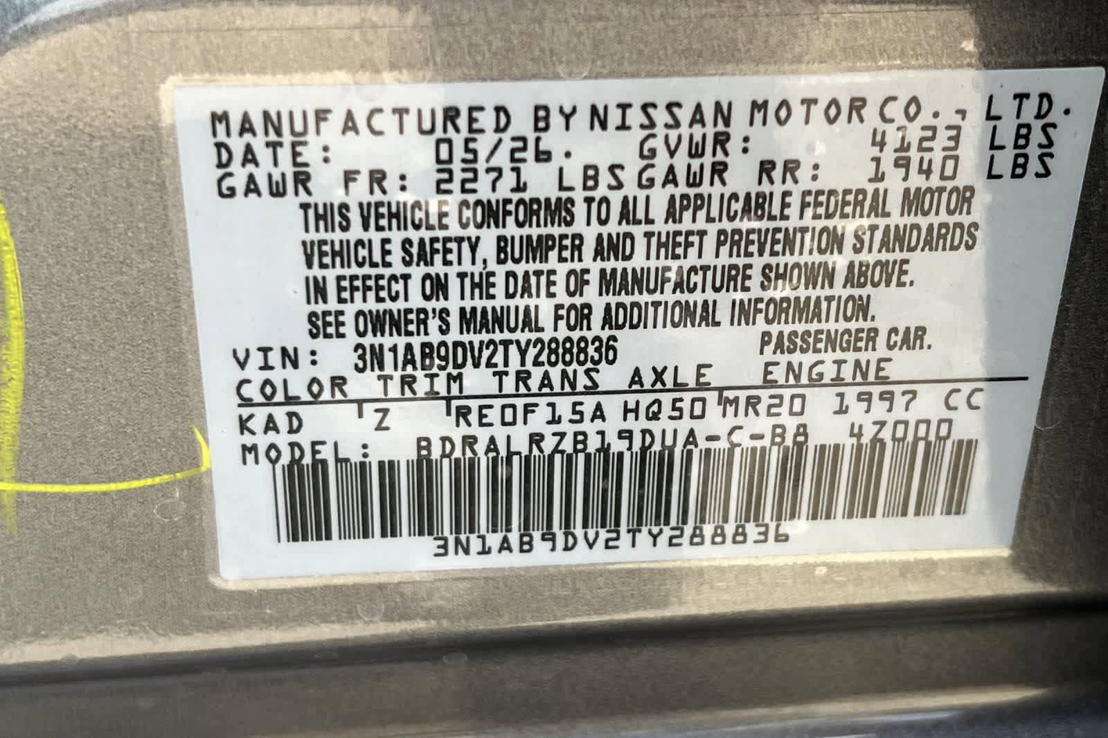 New 2026 Nissan Sentra SR FWD image 33