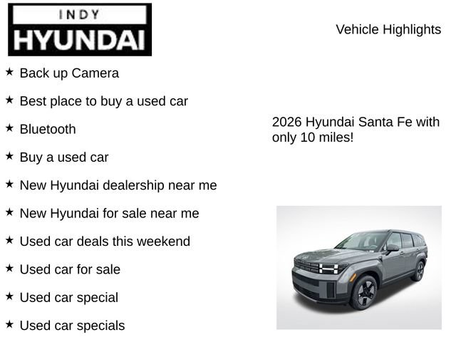 New 2026 Hyundai Santa Fe SE AWD/4WD image 7