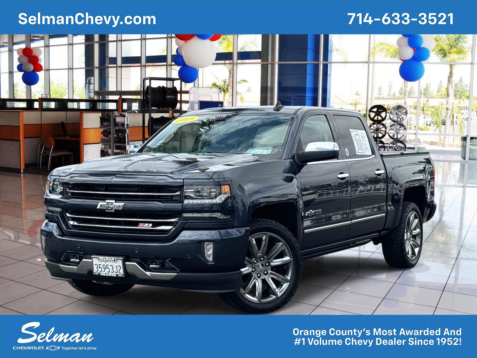 Used 2018 Chevrolet Silverado 1500 LTZ Z71 w/ Centennial Edition