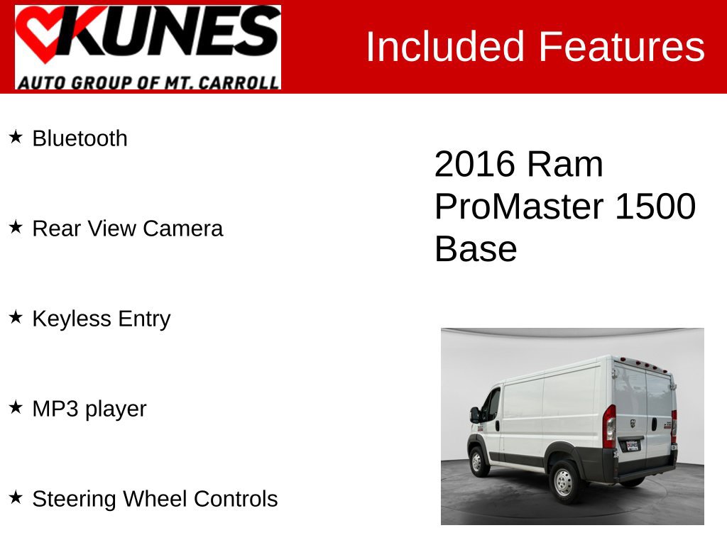 Used 2016 RAM ProMaster 1500 FWD image 3