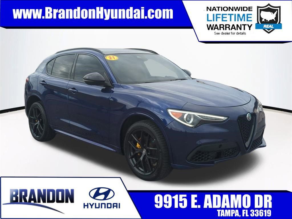Used 2021 Alfa Romeo Stelvio Ti w/ Nero Edizione