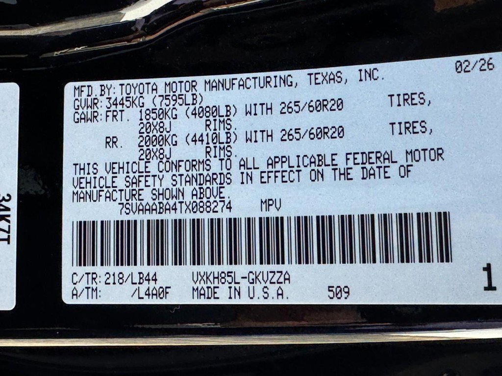 New 2026 Toyota Sequoia TRD Pro image 21