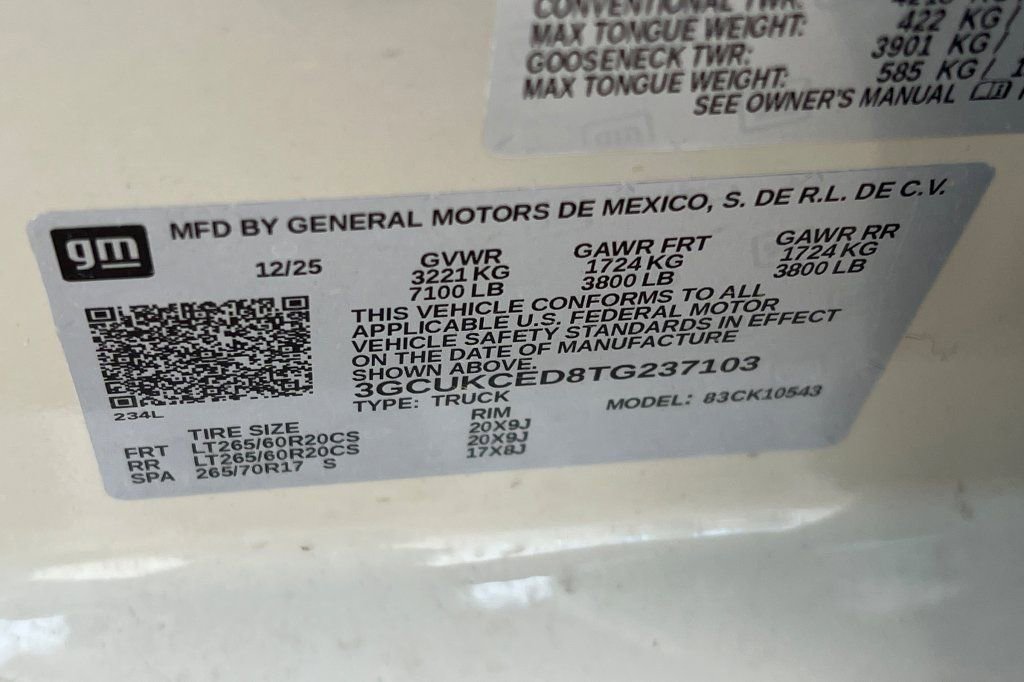 New 2026 Chevrolet Silverado 1500 Custom Trail Boss w/ Dark Appearance Package image 21