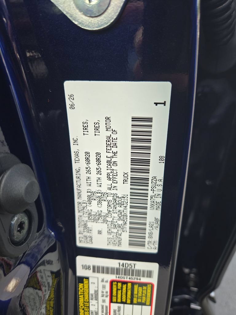 New 2026 Toyota Tundra Platinum AWD/4WD image 27