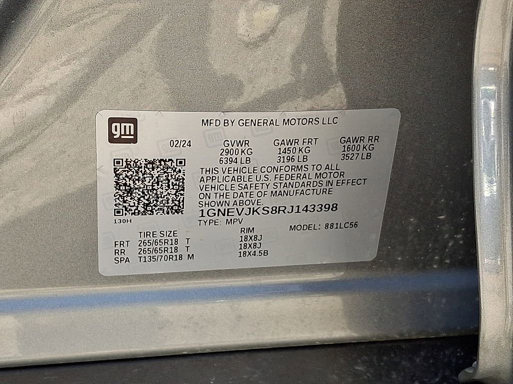Used 2024 Chevrolet Traverse Z71 w/ Enhanced Driving Package AWD/4WD image 27
