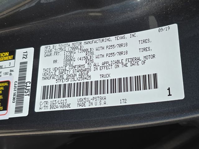 Used 2020 Toyota Tundra SR5 w/ SR5 Leather Package image 34