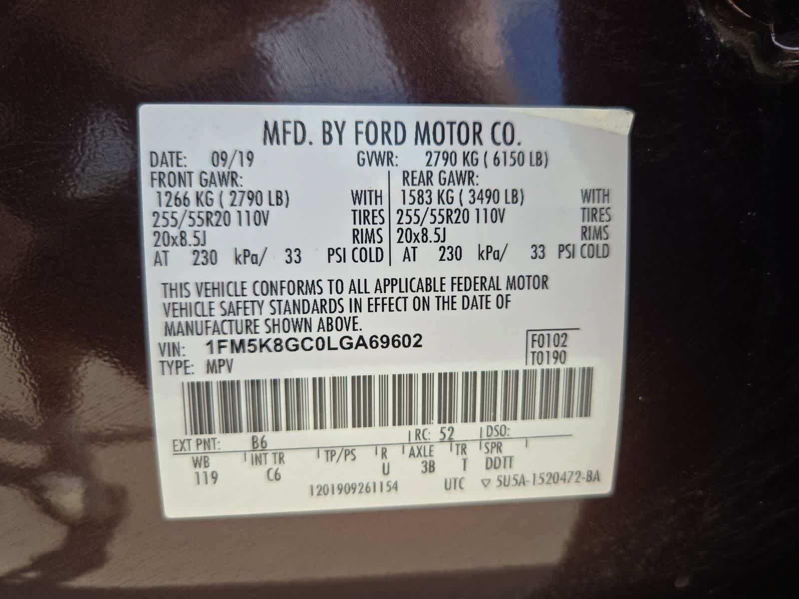 Used 2020 Ford Explorer ST w/ Premium Technology Package AWD/4WD image 35