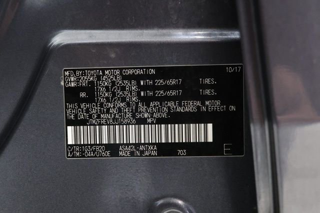 Used 2018 Toyota RAV4 LE w/ All Weather Liner Package image 37