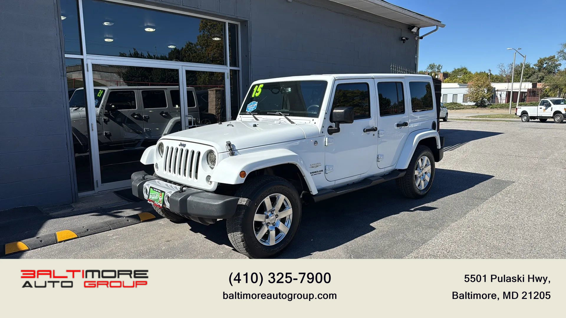 Used 2015 Jeep Wrangler Unlimited Sahara w/ Dual Top Group