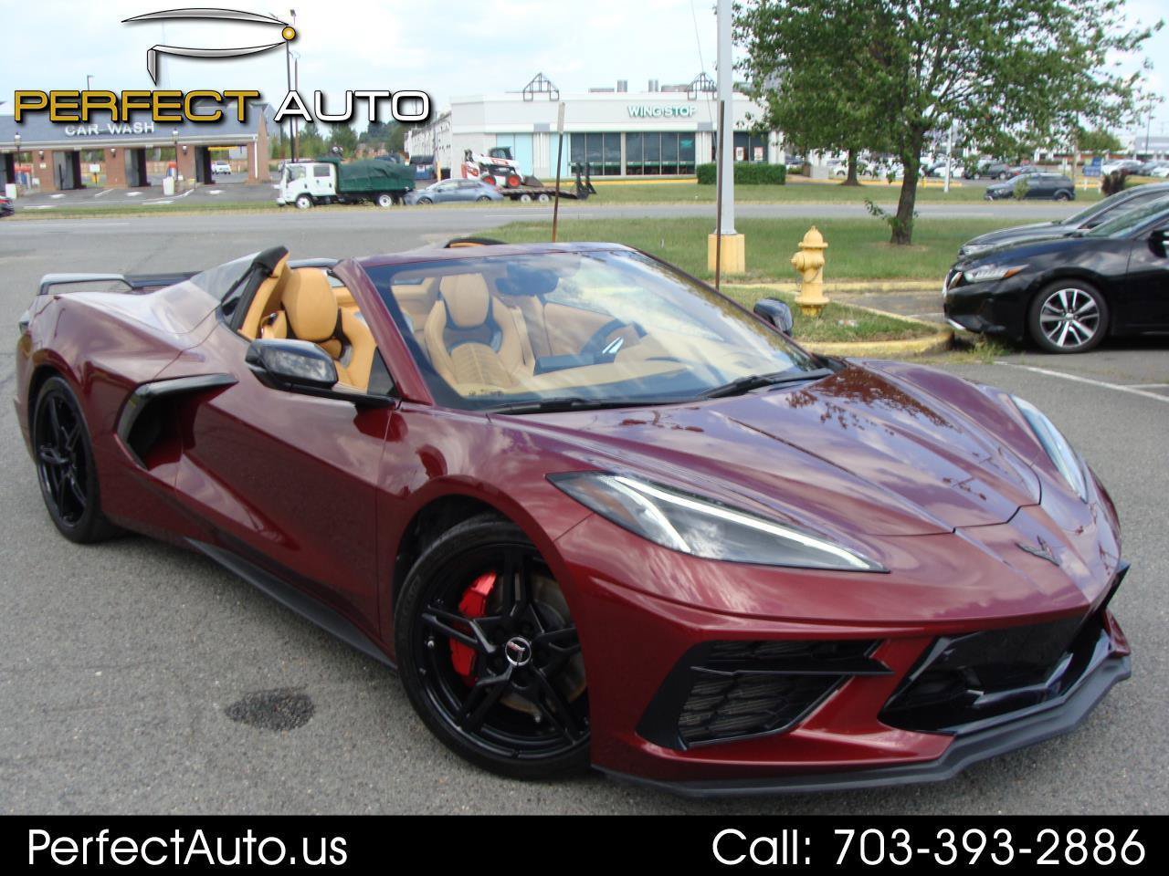 Used 2020 Chevrolet Corvette Stingray Premium Conv w/ 3LT Preferred Equipment Group RWD image 1