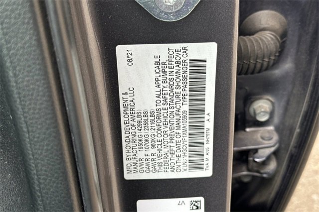 Used 2021 Honda Accord LX image 30