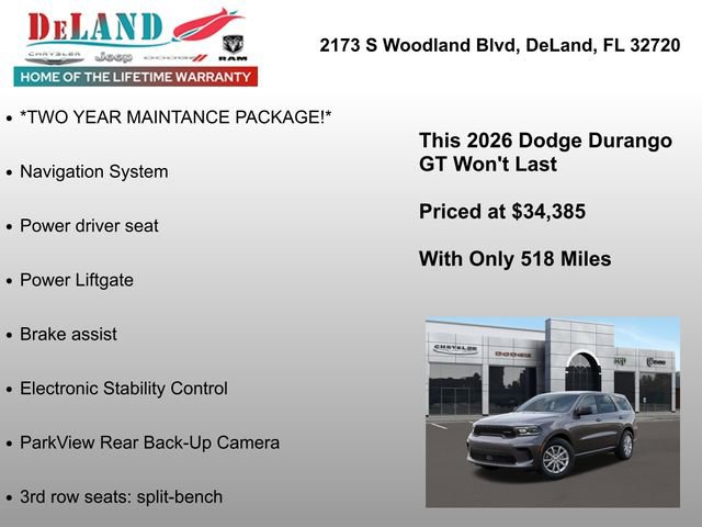 New 2026 Dodge Durango GT image 6