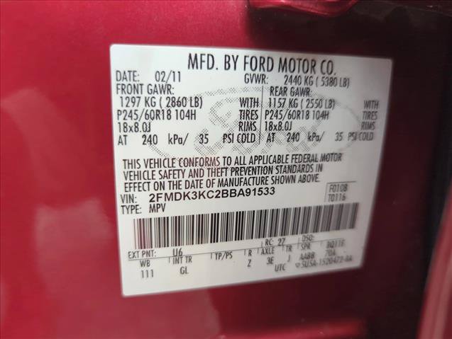 Used 2011 Ford Edge Limited w/ 301A Rapid Spec Order Code FWD image 26