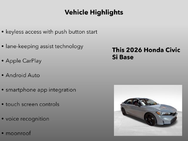 New 2026 Honda Civic Si image 10