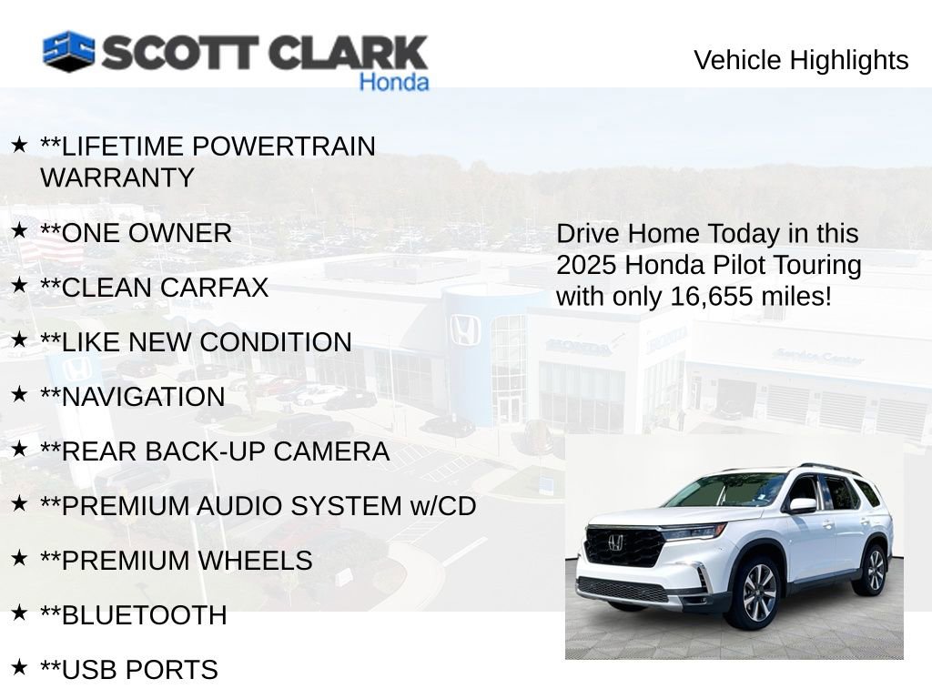 Certified 2025 Honda Pilot Touring image 11