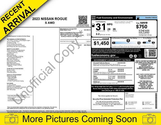 Certified 2023 Nissan Rogue S
