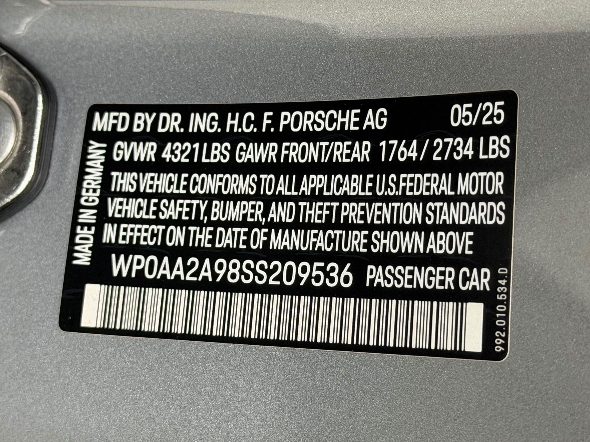 Certified 2025 Porsche 911 Carrera RWD image 25