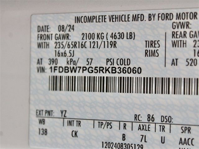 New 2024 Ford Transit 350 AWD w/ Interior Upgrade Package image 25