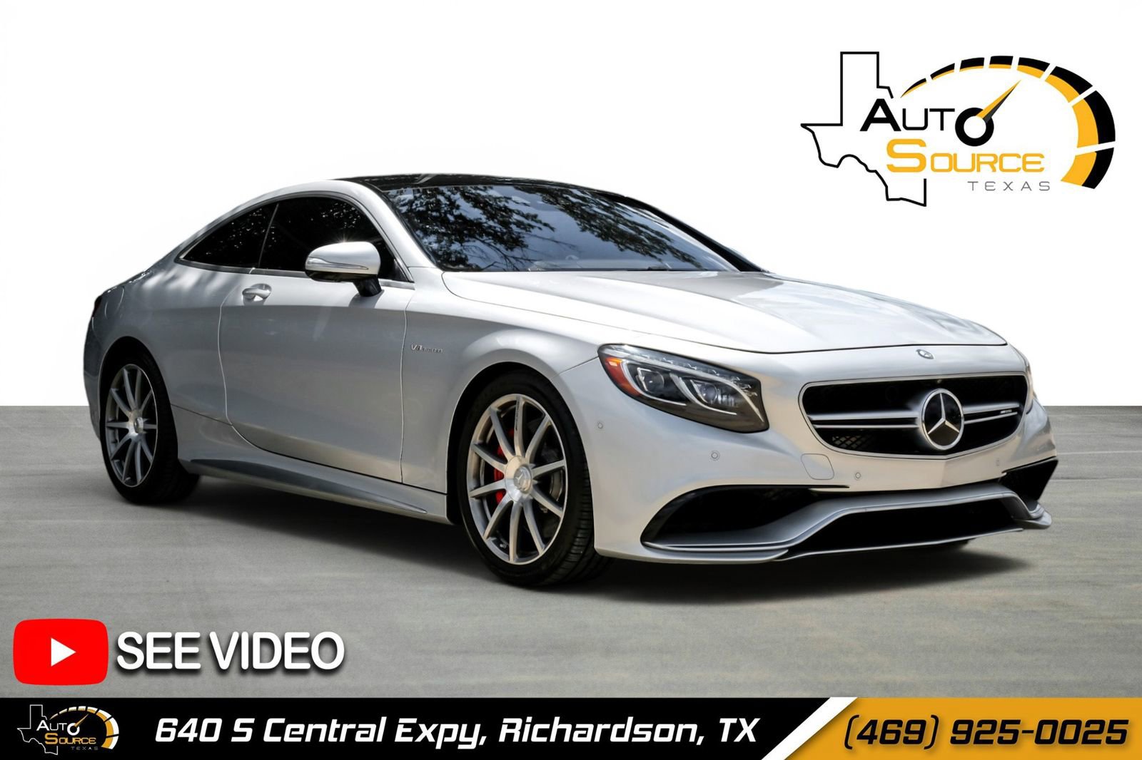 Used 2016 Mercedes-Benz S 63 AMG 4MATIC Coupe w/ Driver Assistance Package image 1