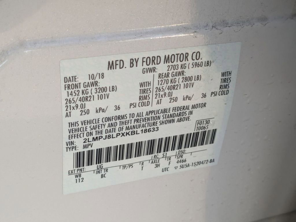 Used 2019 Lincoln Nautilus Reserve w/ Ultimate Package image 38