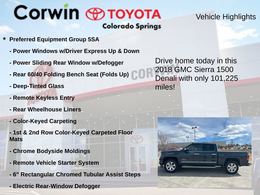 Used 2018 GMC Sierra 1500 Denali w/ Denali Ultimate Package image 7