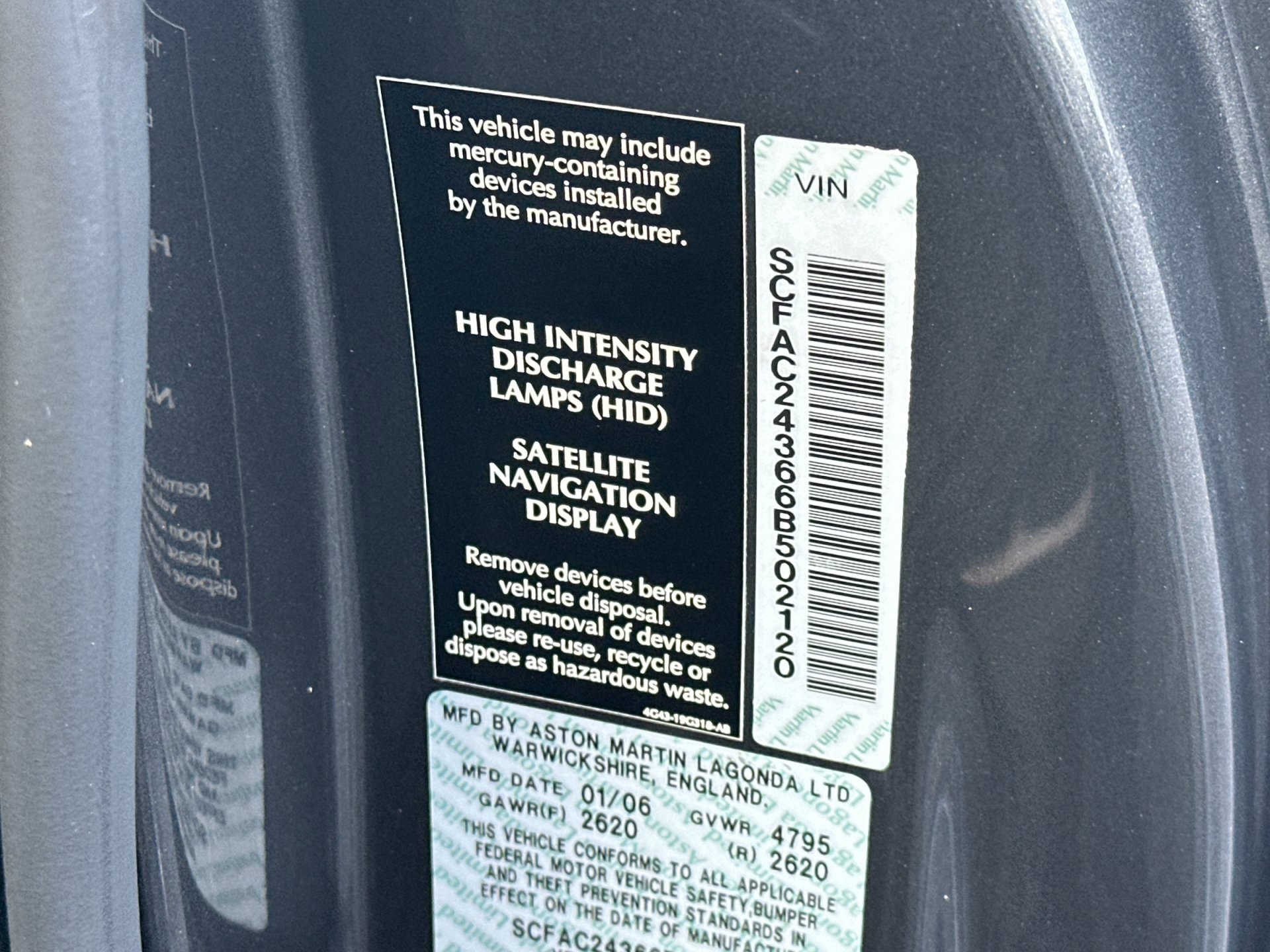 Used 2006 Aston Martin Vanquish S image 29