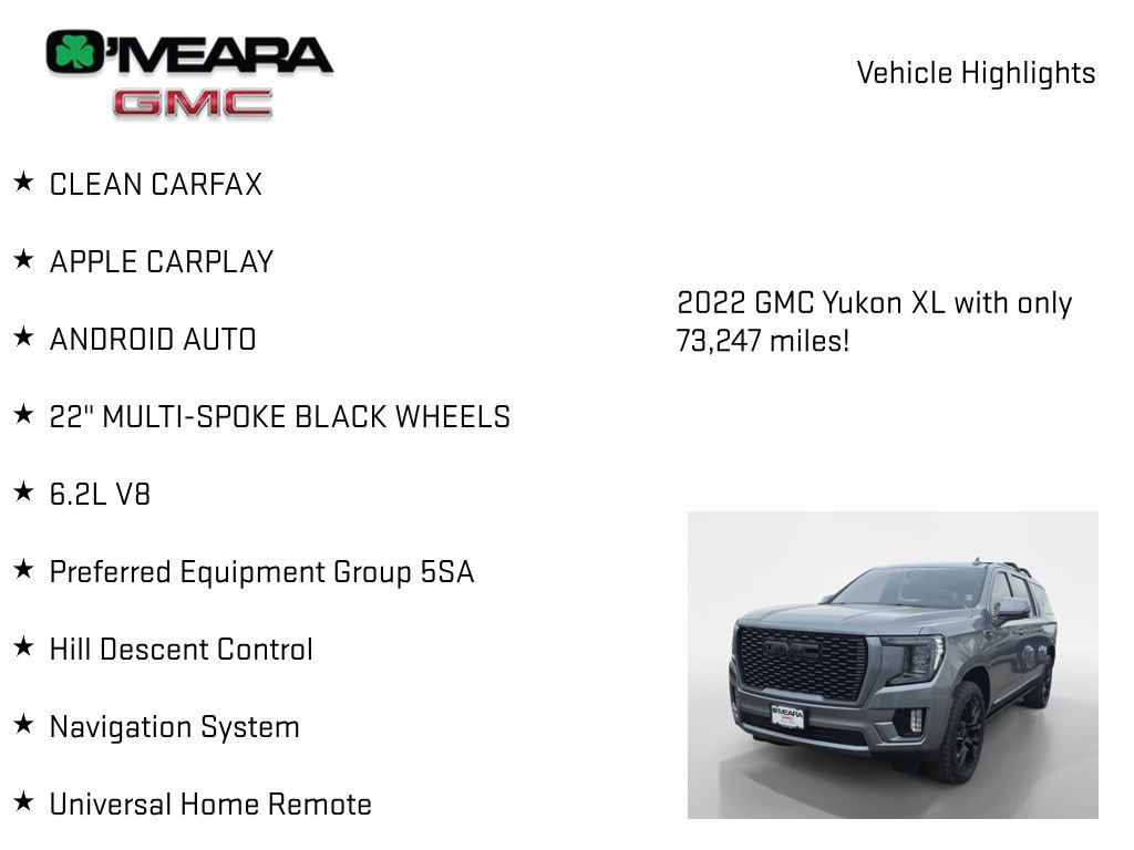Used 2022 GMC Yukon XL Denali image 8