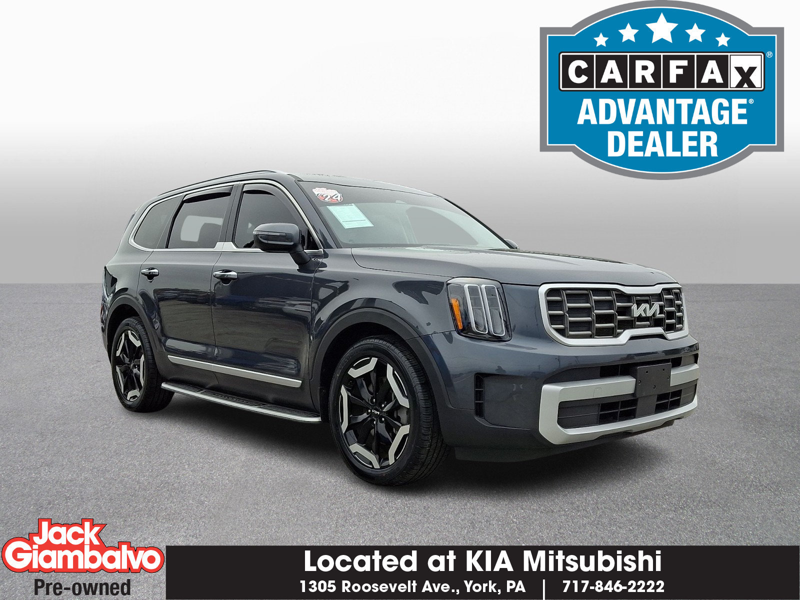 Certified 2024 Kia Telluride S w/ S Sunroof Package