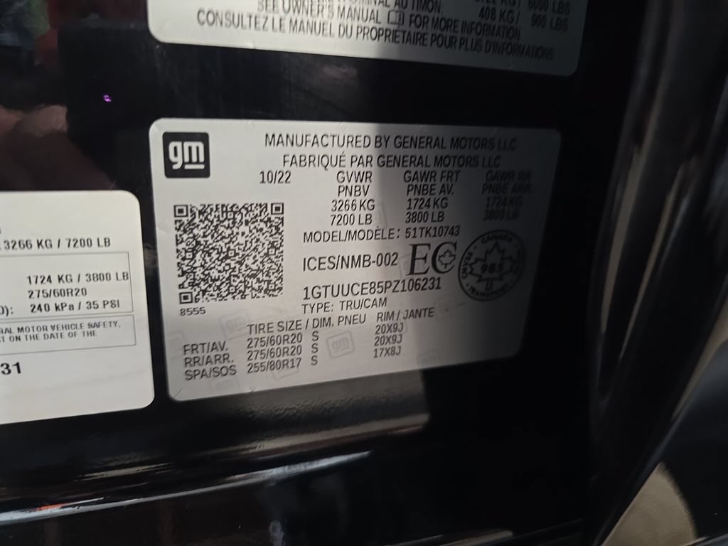 Used 2023 GMC Sierra 1500 Elevation w/ LPO, GMC Protection Package AWD/4WD image 34