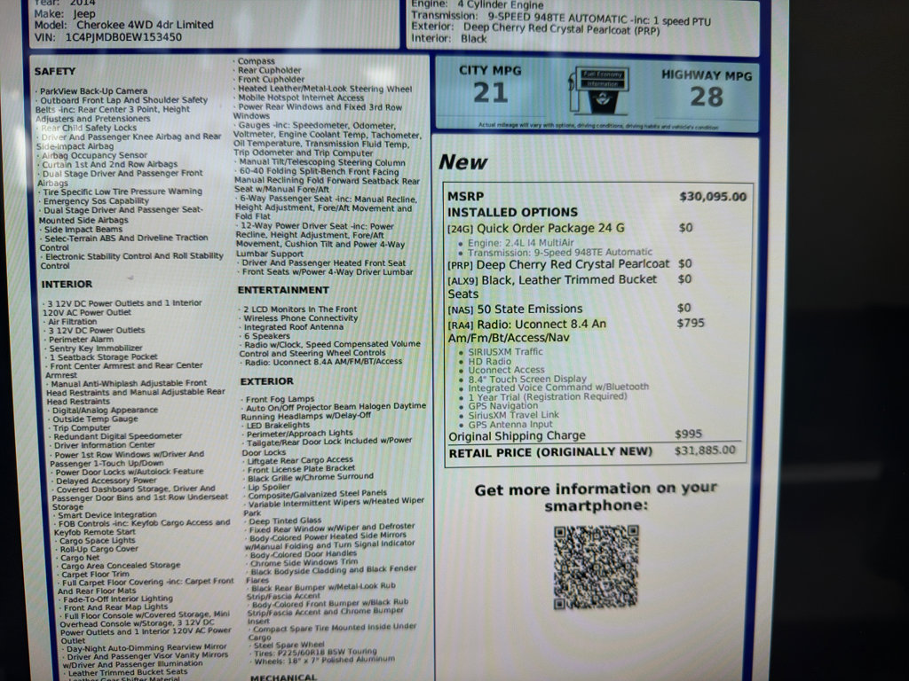 Used 2014 Jeep Cherokee Limited image 25