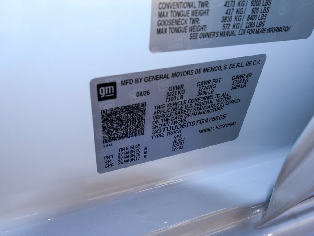 New 2026 GMC Sierra 1500 SLT w/ SLT Premium Plus Package AWD/4WD image 37