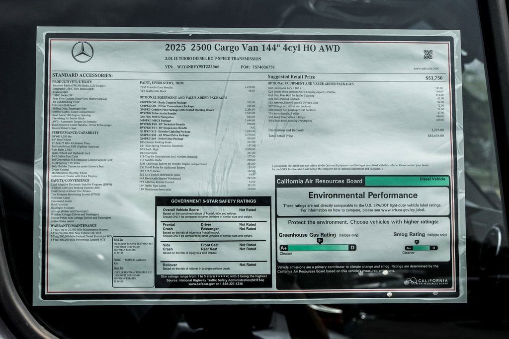 Used 2025 Mercedes-Benz Sprinter 2500 image 25